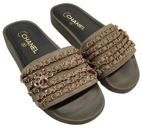 green chanel slides|chanel slides australia.